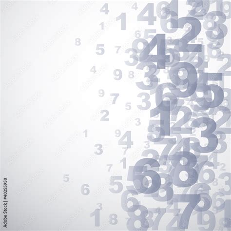 Numbers Background 的图像结果