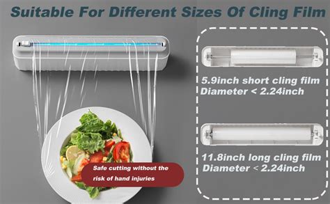 Buy Exotic Mall Magnetic Refillable Wrap Dispenser with Cutter for ...