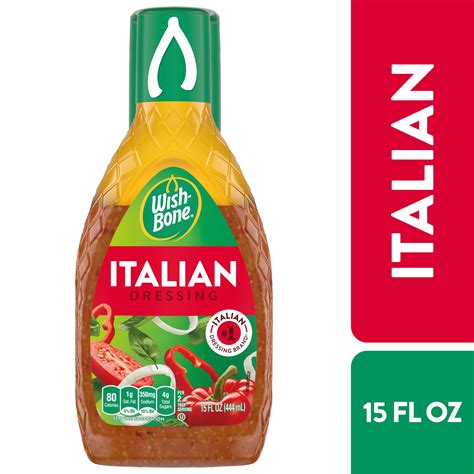 Wish-Bone Italian Salad Dressing, 15 fl oz - Walmart.com