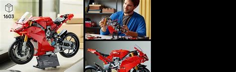 LEGO Technic Ducati Panigale V4 S Motorcycle Model Building Set 42202