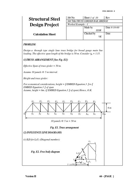 Image result for Steel Truss Design Example XLS