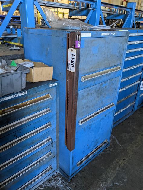 3 DRAWER LISTA TOOL CABINET WITH CONTENTS, ASSORTED MRO