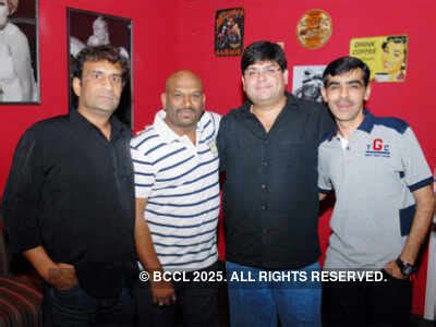 Anand, Ajay, Ashish and Brindesh during reunion party of Hislop College ...