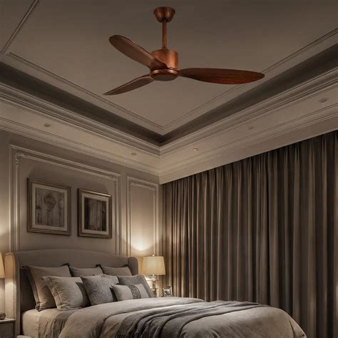 Aristo Timber 52” Ceiling Fan with Remote Control | Premium Wood Finish ...