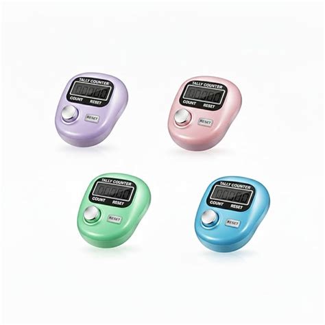 Buy YBN 4pc Mini Naam Jap Counter - Finger Ring Tally Counter Digital ...
