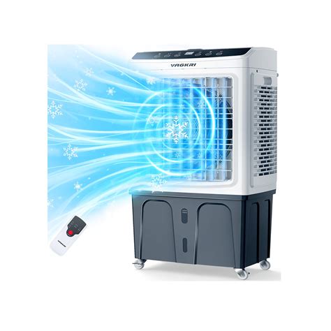 Vagkri 35 Evaporative Air Cooler 2800cfm Swamp Cooler 120 Oscillation ...