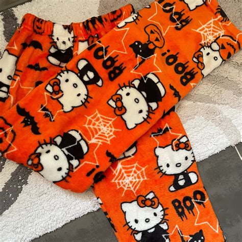 Hello Kitty Halloween Pajama Pants Cute Couples Pajama - Etsy
