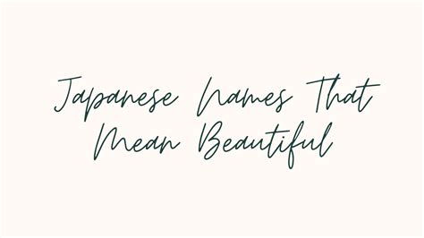 100 Unique Names That Mean Rebirth