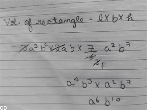 find the volume of rectangular box with the give length breadth and ...
