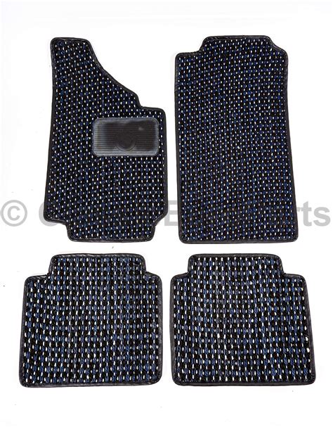 Blue black coco floor mat set for LHD E6 and E10 Original ...