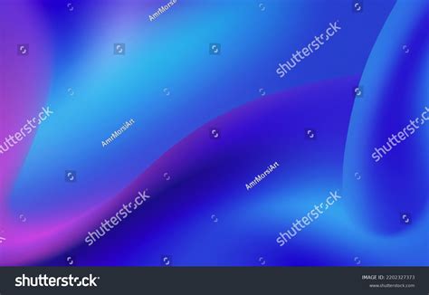 Trendy Neon Ultra Violet Blue Abstract Stock Illustration 2202327373 ...