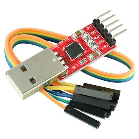 CP2102 USB to TTL Module - UART Serial STC Downloader with Wires