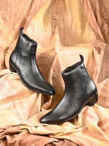 Roadster Premium Black Crocodile Texture Chelsea Boots for Men | Trendy ...