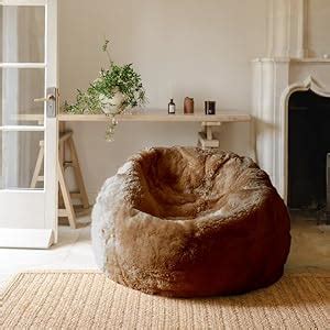 Biggie Bean 6XL Bean Bag with Beans Filled - Imported Premium Fur Bean ...