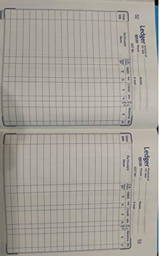 LRS Ledger Register Size - 32 x 20 cm - Hard Bound - 70 GSM Ledger ...