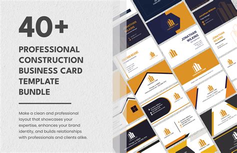 Construction Business Card Template Word at Isabel Yazzie blog