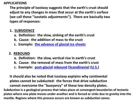 Isostasy and continental_drift | PPTX