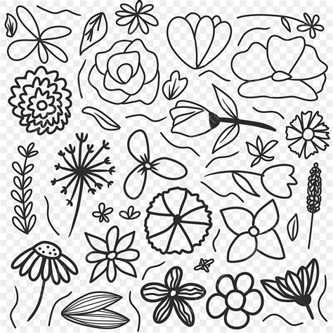 Simple Flower Doodles