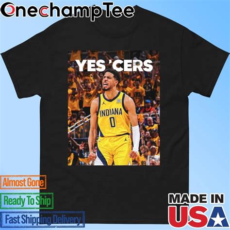 Original NBA Finals Yes’Cers Tyrese Haliburton Indiana Pacers T-Shirt ...