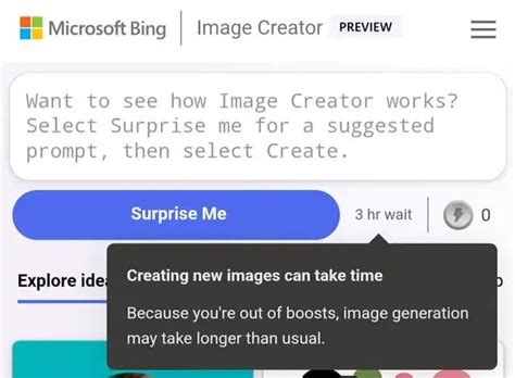 Bing Image Creator Taking a Long Time 的图像结果