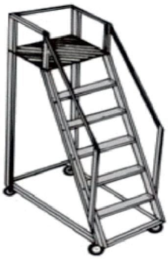 Aluminium Trolley Step Ladder Manufacturer, Supplier from Bharuch