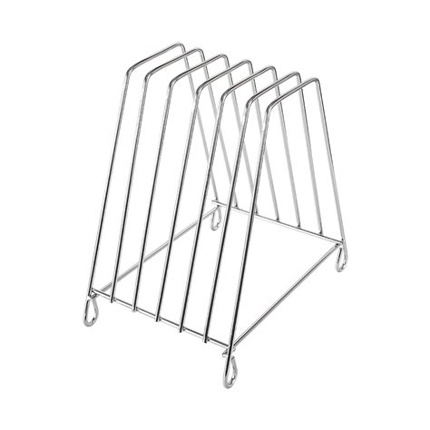 KH Chrome Cutting Board Rack 6 Slot - KHA Hospitality Importer