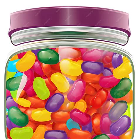 Jelly Bean Jar Clipart