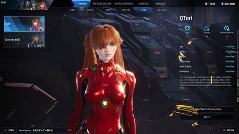 This game is not subtle with its character creator LMAO / Mecha BREAK :: games :: Asuka Langley ...