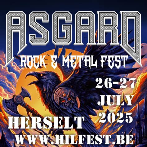 Asgard Rock & Metal Fest 2025, Ramsel, Herselt, 26 July to 27 July ...