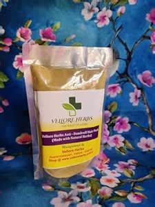 Vellore Herbs Anti-Dandruff Hair Pack, : Amazon.in: Beauty