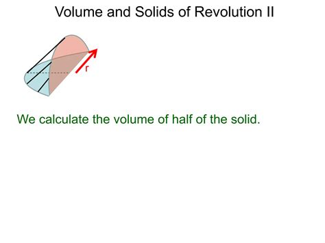 6 volumes of solids of revolution ii x | PPTX
