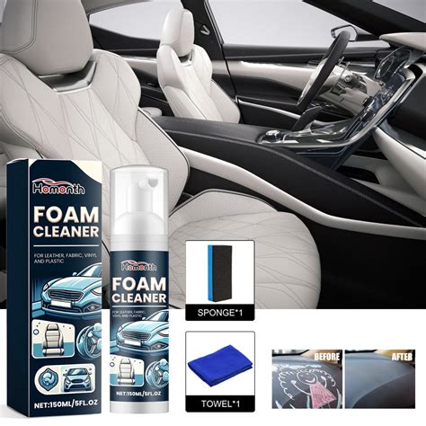 Hwkond Interior Car Cleaner Car Interior Cleaner Car Foam Cleaner Universal Foam Cleaner Multi ...