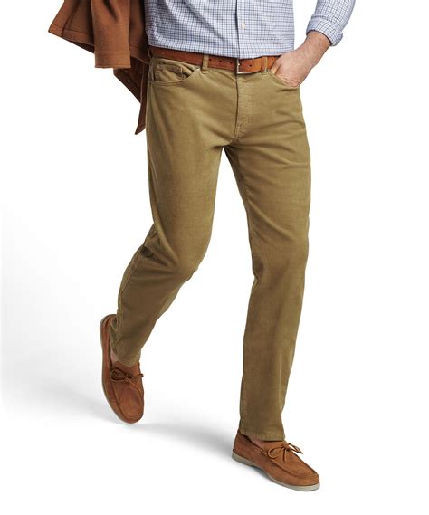 Men's Big & Tall Peter Millar Corduroy 5-Pocket Pant - Westport Big & Tall