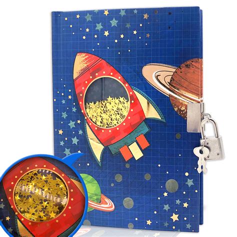Buy Kids Diary with Lock for Boys, GINMLYDA Paper Locking Journals with ...