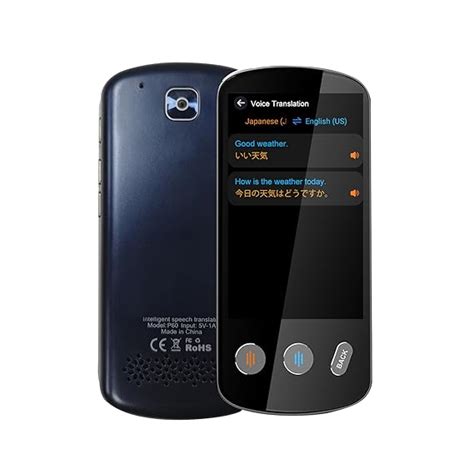 Language Translator Device, Instant Translation No WiFi Needed, Two Way ...