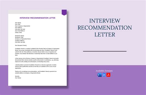 Interview Call Letter in Word, PDF, Google Docs - Download | Template.net