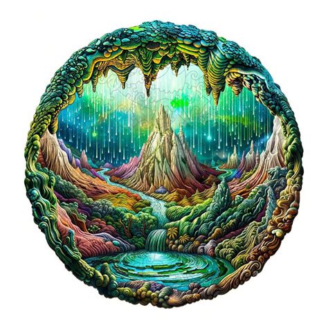 3D Puzzle - Aurora - 1, Wooden Jigsaw Puzzle, Elegant Box Packaging ...