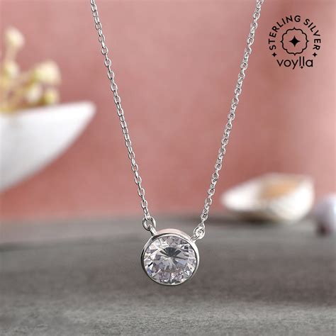 Elegant 925 Sterling Silver Necklace Pendant – VOYLLA