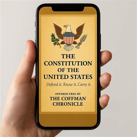 Free Pocket Constitution — Download from The Coffman Chronicle