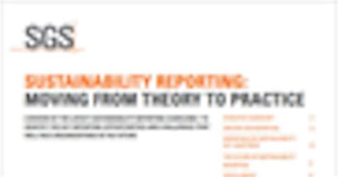 Sustainability Reporting: Moving from Theory to Practice | SGS India