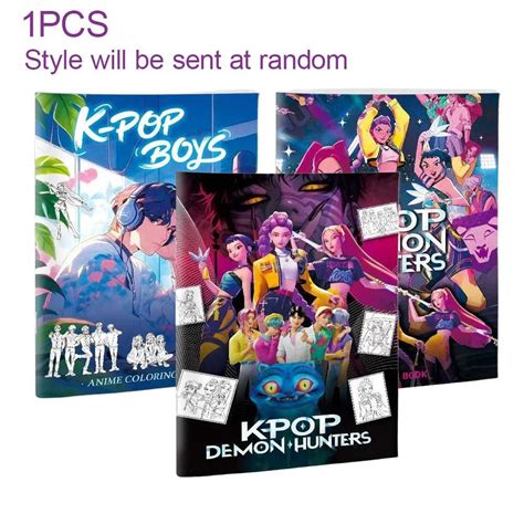 Huntrix Figure Kpop Demon Hunters Drawing Book Drawing Toys Coloring ...