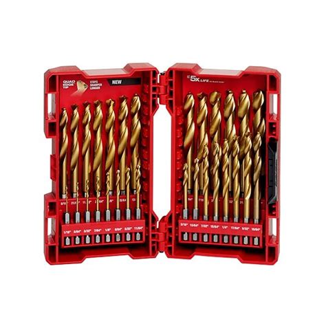 Milwaukee Tool TIN SHOCKWAVE DRILL BIT 29 PC SET ML48-89-4632 | Zoro