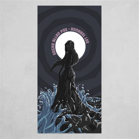 Annabel Lee by Edgar Allan Poe | Classic Love Poem Poster Print ...