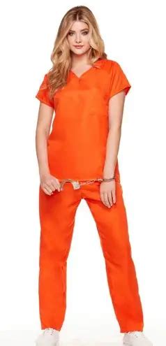 Spirit Halloween NWOT Inmate Costume Orange Size XS - $22 (33% Off ...