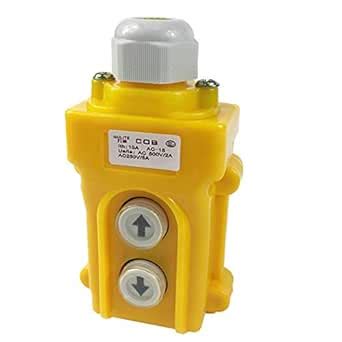 COB-21 380V 10A Rainproof Electric Hoist Push Button Switch Crane ...