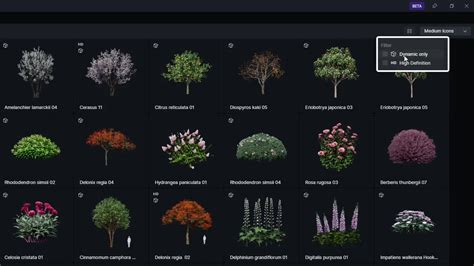 New Release in D5 Asset Library: 400+ Plant Combos, Xerophyte Plants, Interior Parallax Models ...