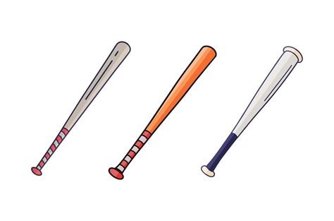 Cartoon Baseball Bat Vector 的图像结果