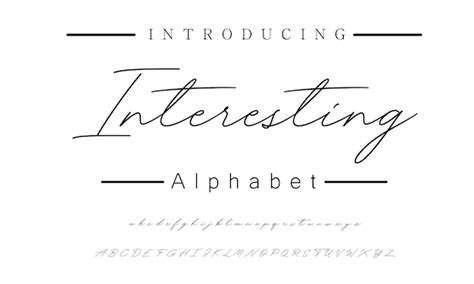 Assinatura Font Caligrafia Logotipo Script Pincel Tipo de fonte Letras ...
