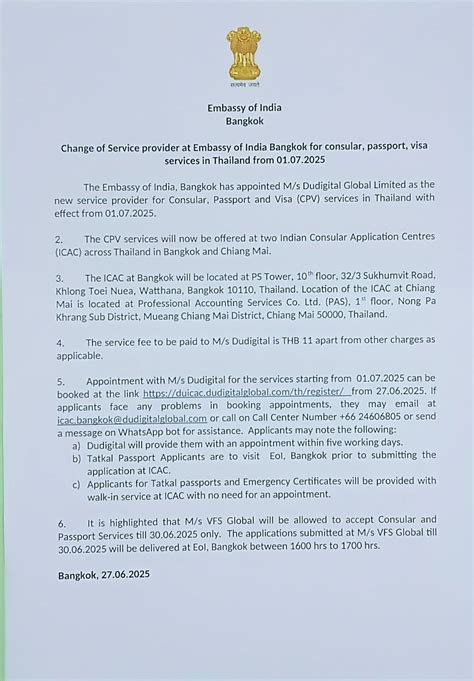 Welcome to Embassy of India,Bangkok - Thailand