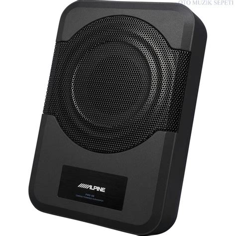 Oto Muzik Sepeti - Alpine PWE-S8 Amfili 240 Watt 20 cm Oto Koltuk Altı ...